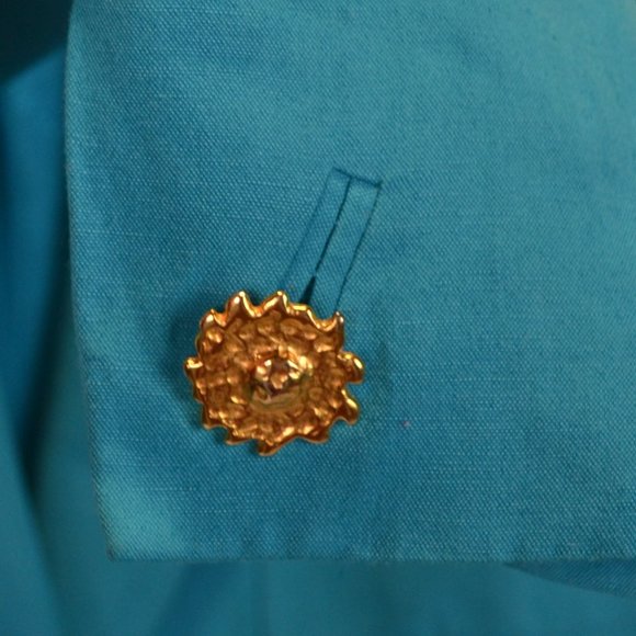 Y2K Vintage 80s Louis Feraud Blazer Linen blend - Picture 4 of 11